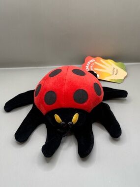 NWT Folkmanis Puppets Ladybug Hand Puppet Plush Stuffed Animal